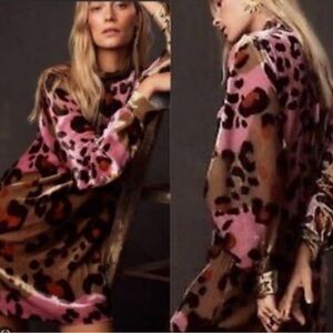 Anthropologie Eleanor velvet tunic dress.